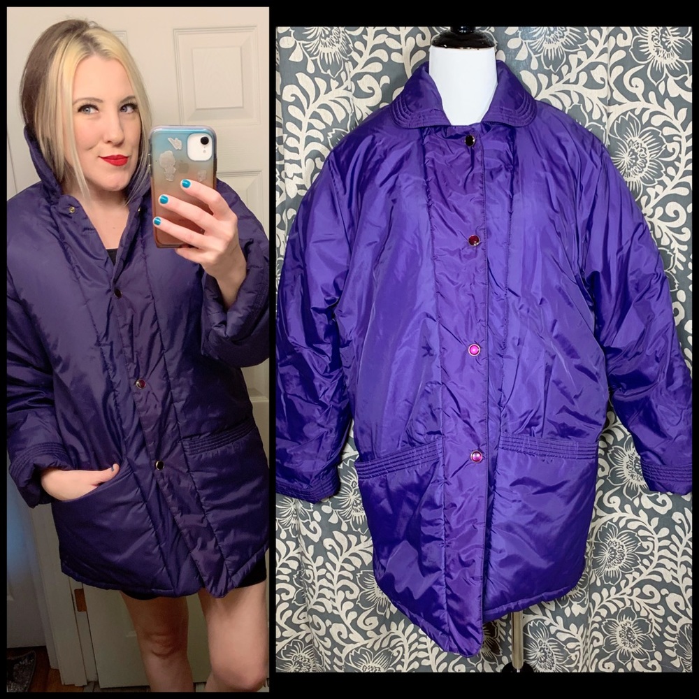 Killer, VINTAGE, purple coat!!